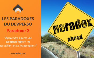 [Serie paradoxes] – Apprendre à gérer vos émotions tout en les accueillant et en les acceptant