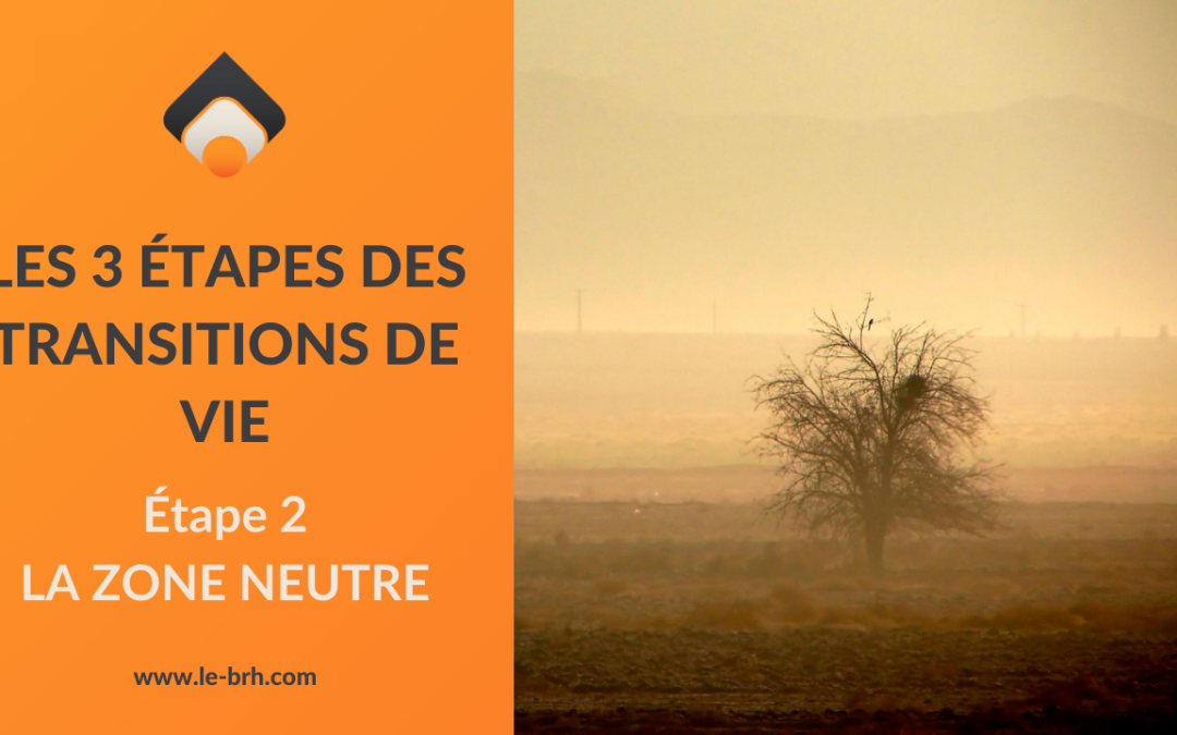 Les 3 étapes des transitions de vie. Étape 2 – LA ZONE NEUTRE